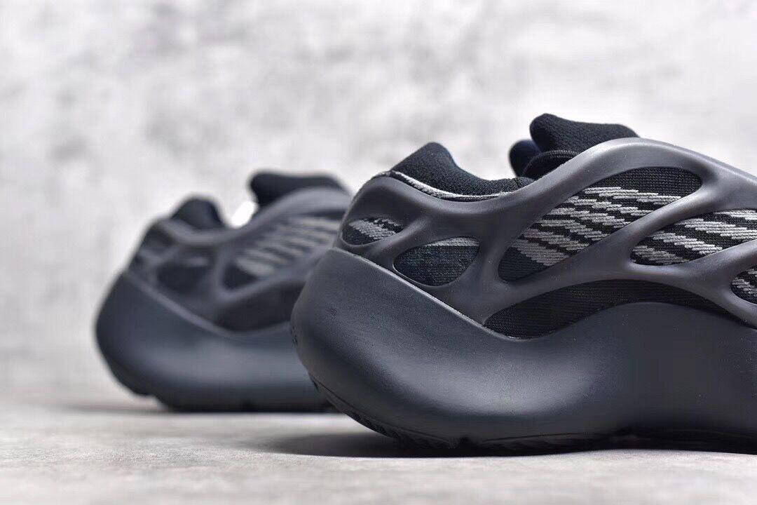 Pk God exclusive yeezy 700 V3 Black retail materials ready to ship